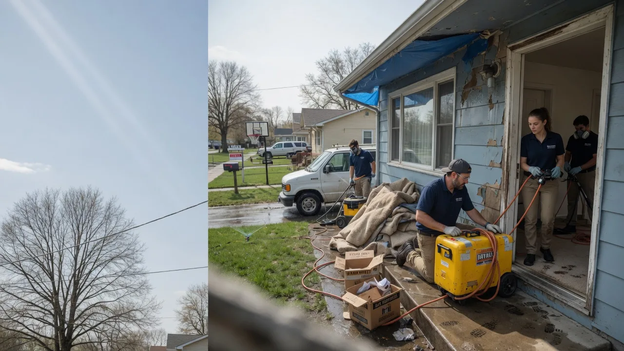 Basement Flood Cleanup in Goodman, MO near me